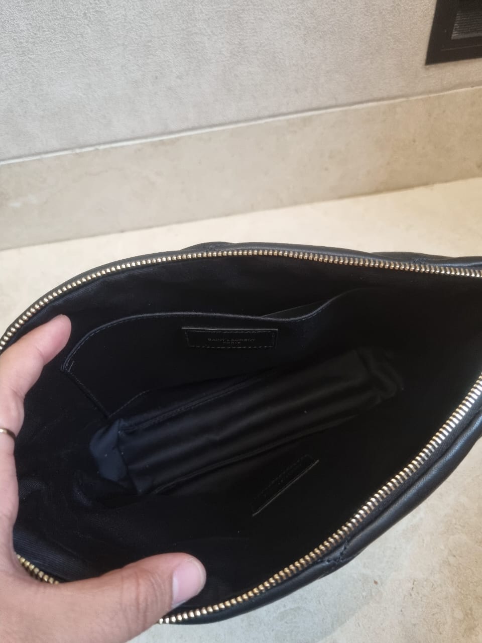 Saint Laurent Quilt Clutch