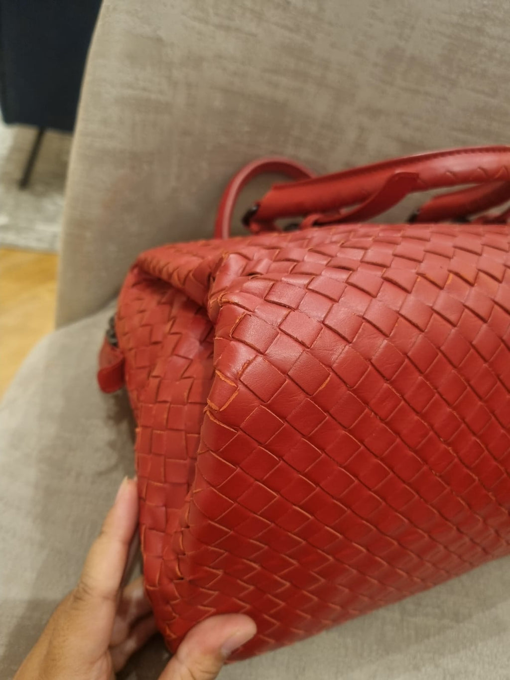 Bottega Veneta Boston Interciato