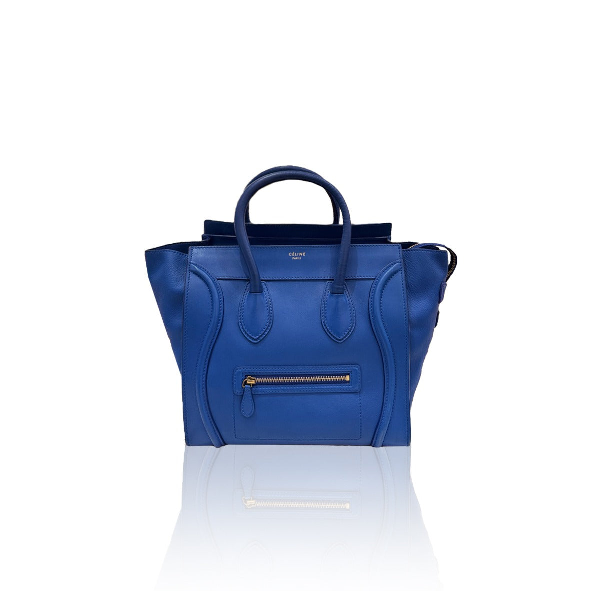 Celine Lugage Mini Blue