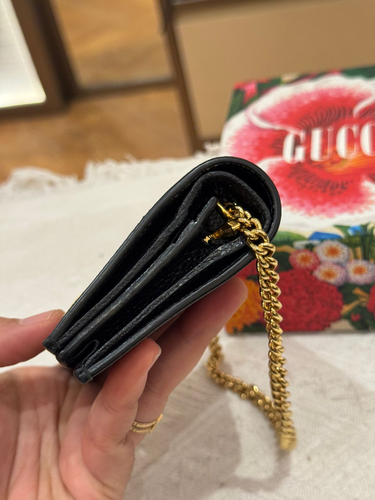 Gucci Wallet With Short Chain