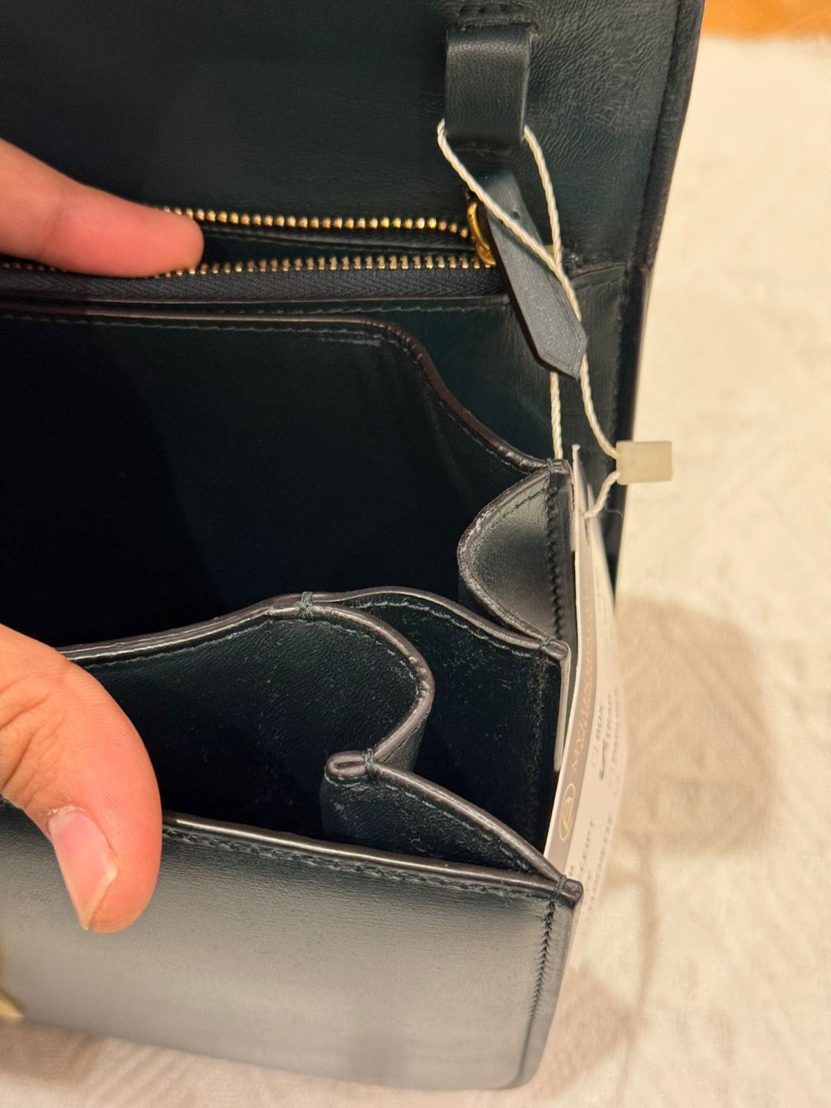 Celine Box Medium Green Amazone