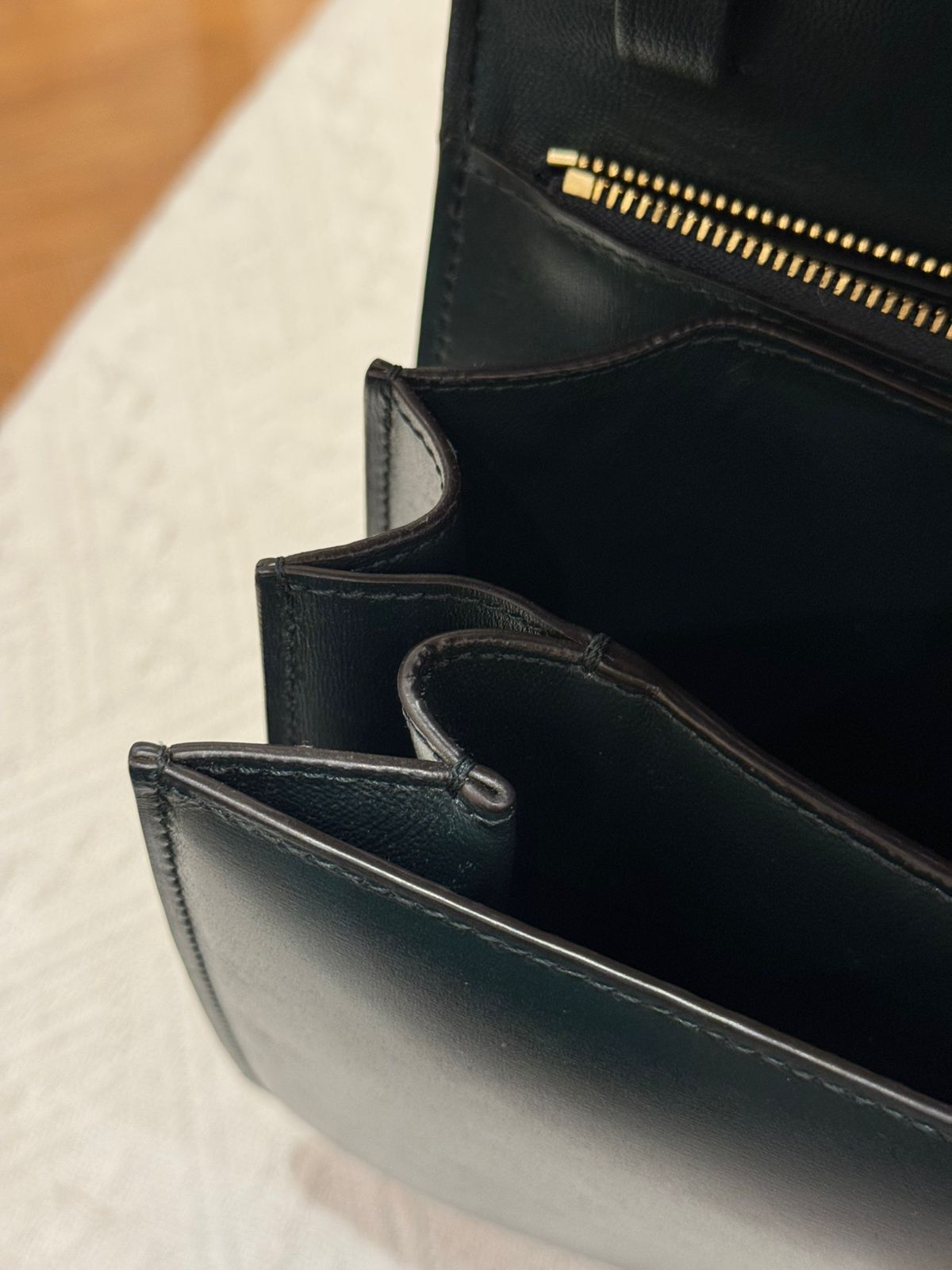 Celine Box Medium Green Amazone