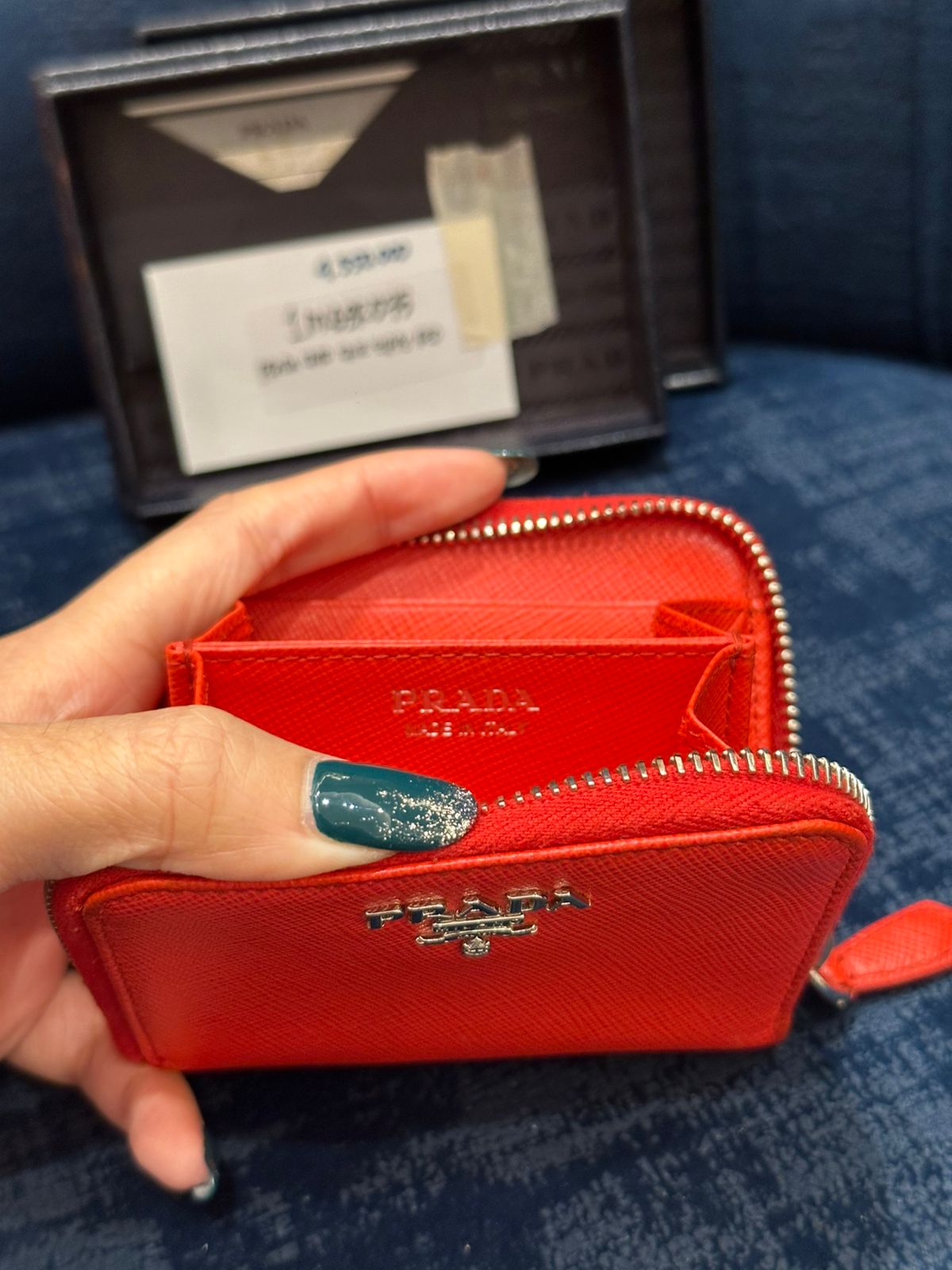 Prada Card Case Zippy