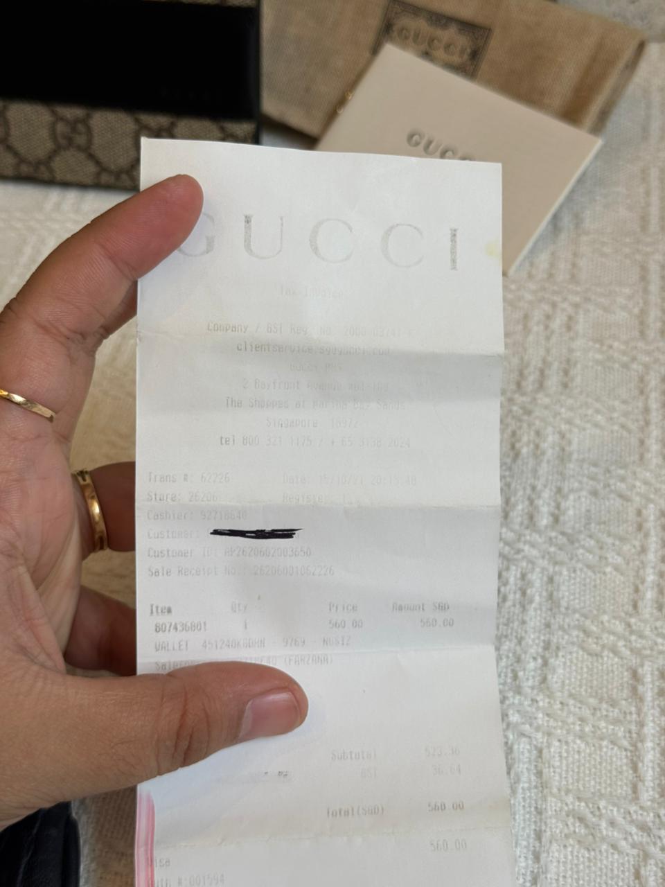 Gucci Bifold Wallet Monogram