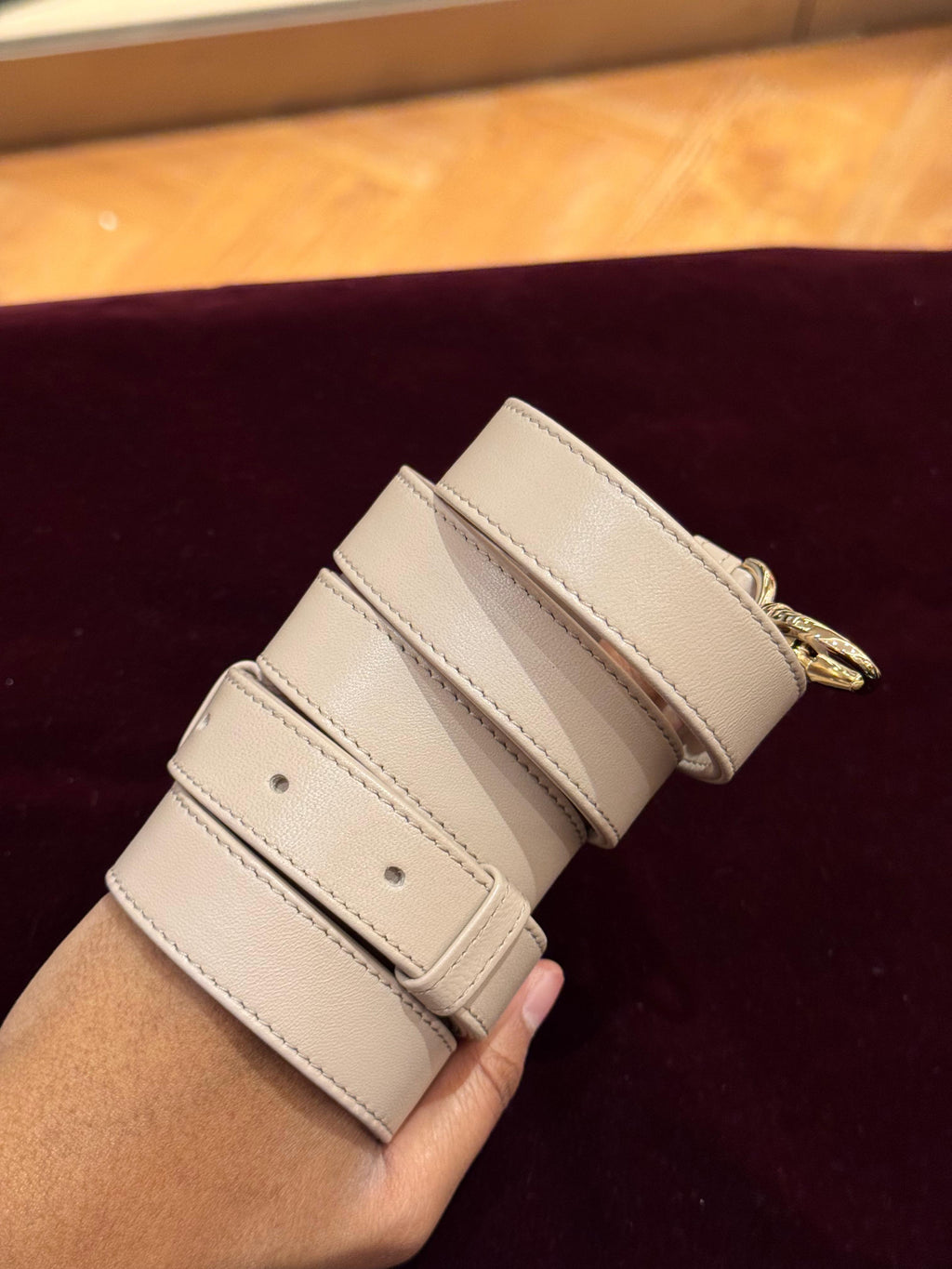 Lady Dior Small Trench Beige Latte