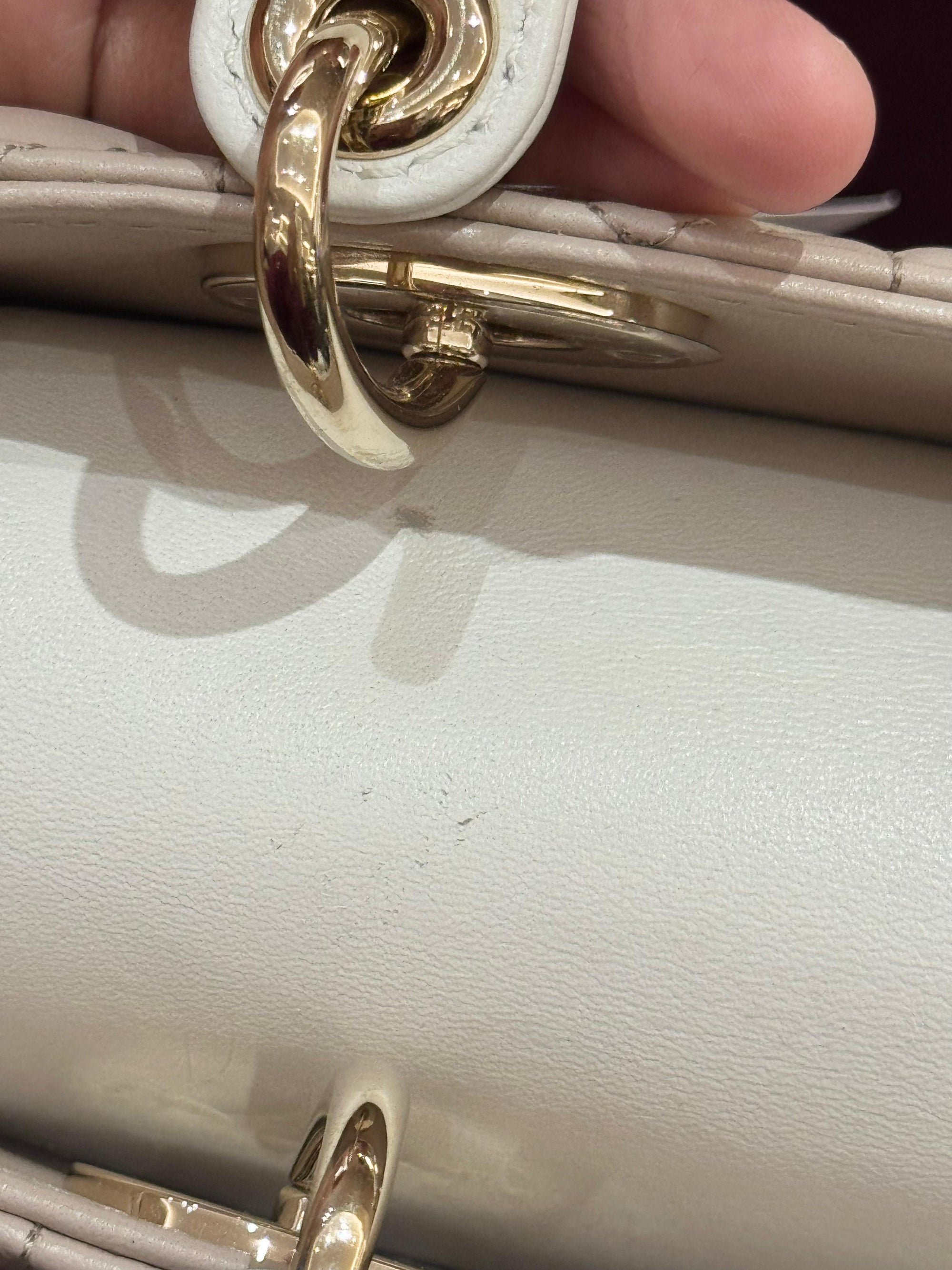 Lady Dior Small Trench Beige Latte
